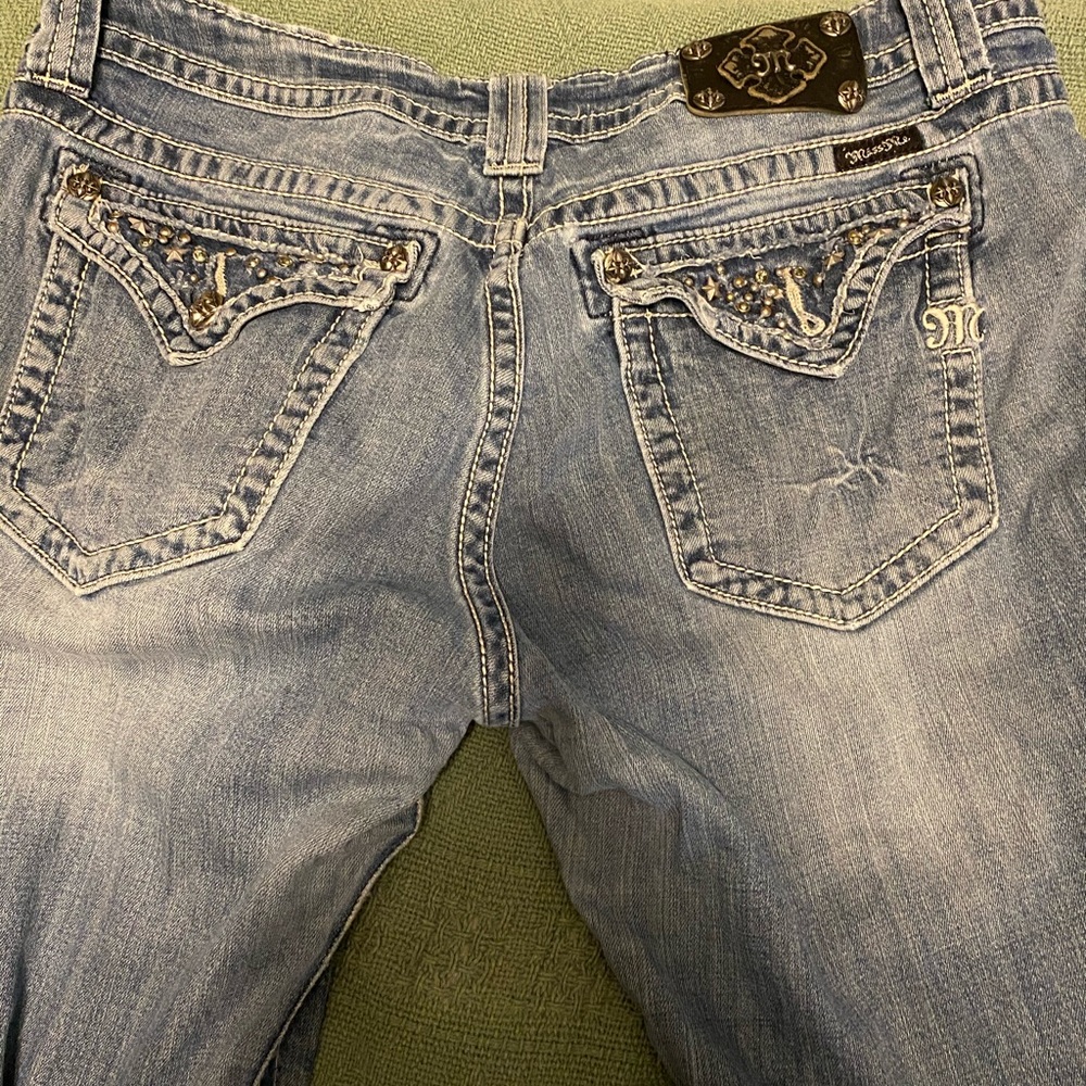 Miss Me Jeans.Good shape wear and tear on bottoms